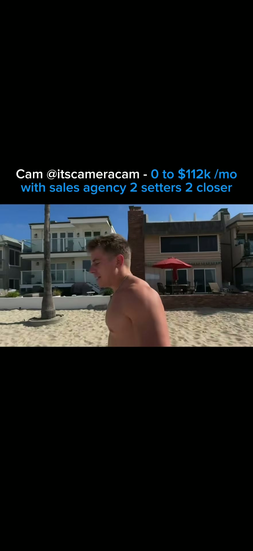Cam — 0 to $112k/month with sales operations